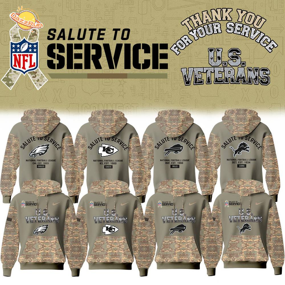 All Team NFL Thank You For Your Service U.S VETERANS – Hoodie All Team NFL Thank You For Your Service U.S VETERANS – Hoodie