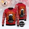 SantaZilla Godzilla Christmas Knitted Sweater