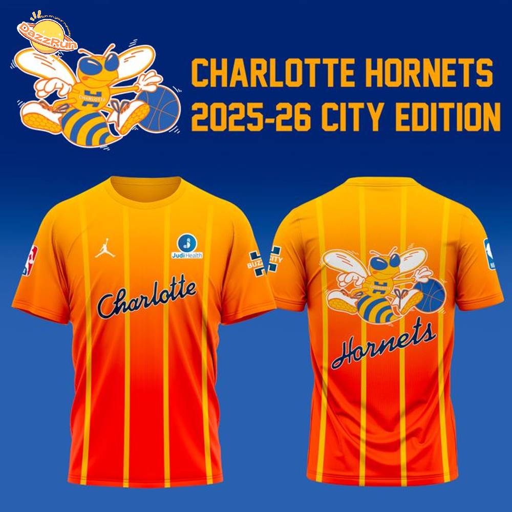 Charlotte Hornets 2025-26 City Edition T-Shirt Charlotte Hornets 2025-26 City Edition T-Shirt
