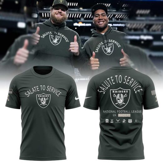 LV.Raiders 2025 Salute to Service Combo Shirt