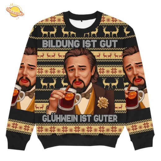 BILDUNG IST GUT GLÜHWEIN – Christmas Ugly Sweater