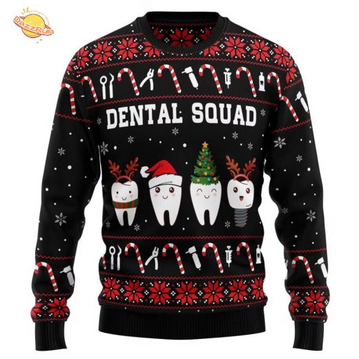 Dental Squad Ugly Christmas Sweater
