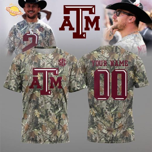 Johnny Manziel Texas A&M Aggies Customized T-shirt
