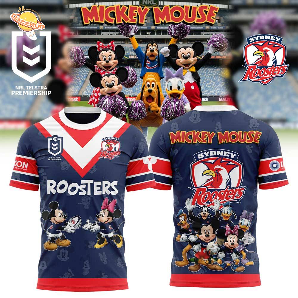 Limited Edition S Roosters Mickey Mouse Shirt Limited Edition S Roosters Mickey Mouse Shirt
