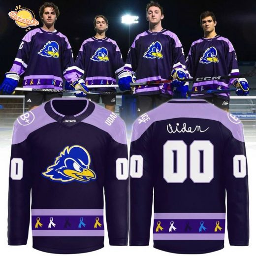 Delaware Men’s Ice Hockey x 2025 Hockey Fights Cancer Jersey