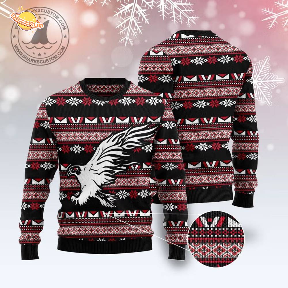 Eagle Native Ugly Christmas Sweater Eagle Native Ugly Christmas Sweater