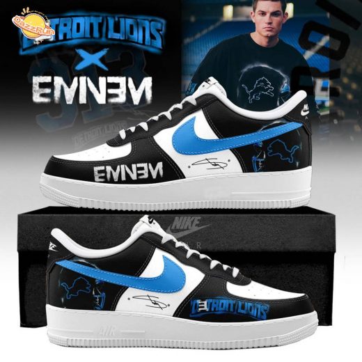 Eminem x Detroit Lions “Thanksgiving Halftime Show” Limited Edition AF1 Sneakers