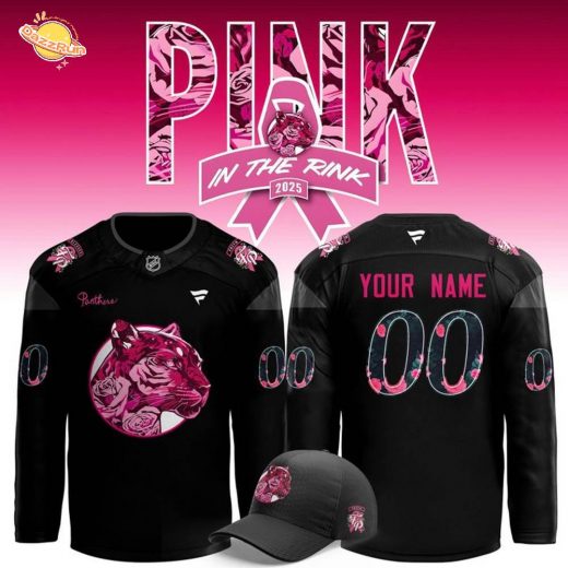 Florida Panthers ” Pink in the Rink ” Hockey Jersey 2025