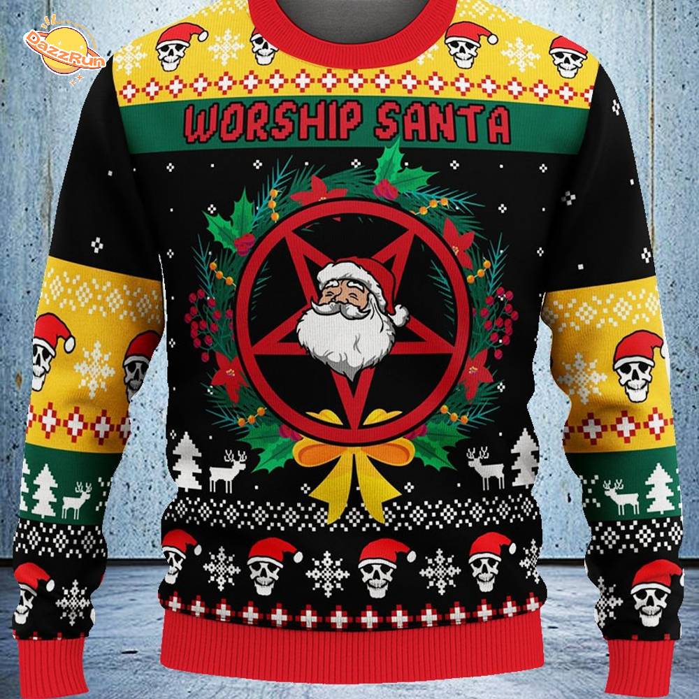 Funny Santa Claus Ugly Sweat Funny Santa Claus Ugly Sweat