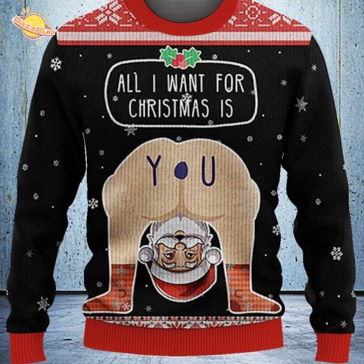 Funny Ugly Santa Sweat