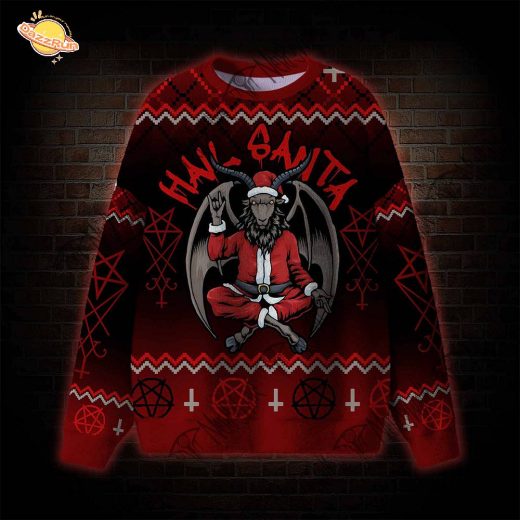 Hail Santa Ugly Sweatshirts