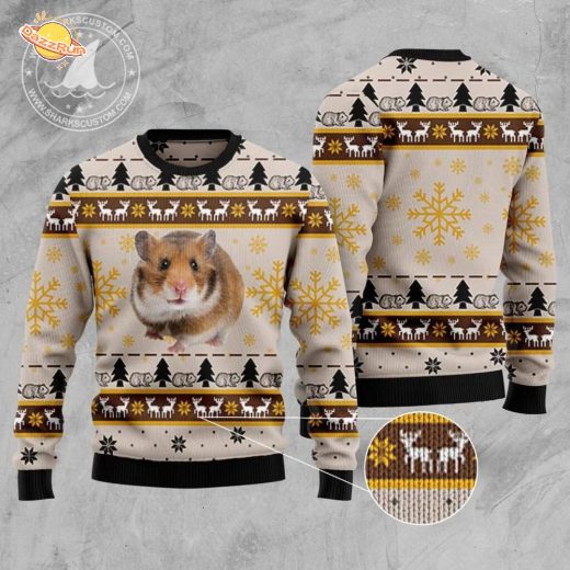 Hamster Cute Ugly Christmas Sweater