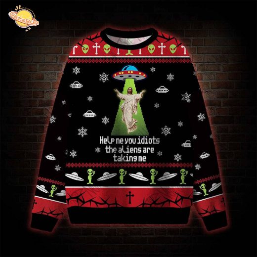 Help Me You Idiots Ugly Sweatshirts