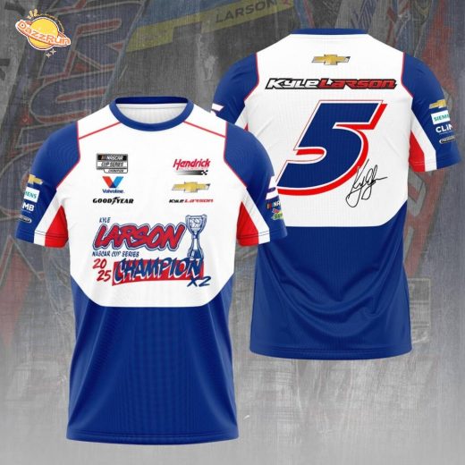 Kyle Larson 2025 NASCAR Cup Series Champion 3D Apparel