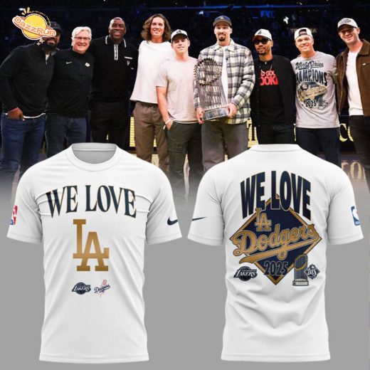 L.A Lakers Celebrated the Champs Dodgers 2025 Shirt L.A Lakers Celebrated the Champs Dodgers 2025 Shirt