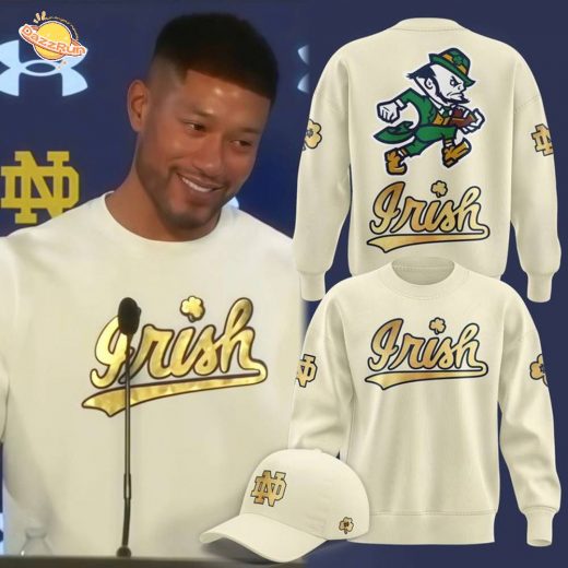 Limied Edition Notre Dame Fighting Irish Football Sweatshirt 2025