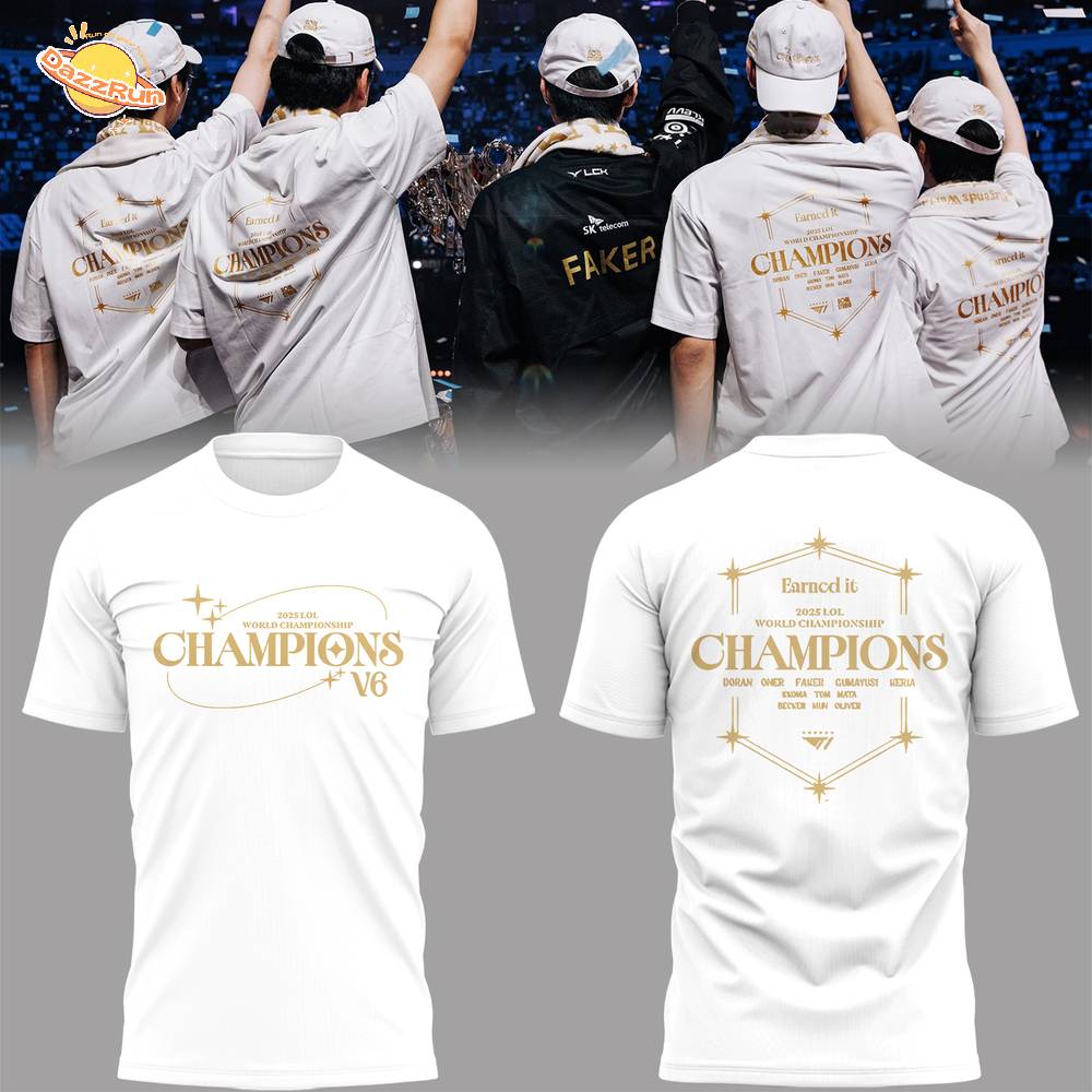 Limited Edition 6Time World Champions W Shirt Limited Edition 6Time World Champions W Shirt
