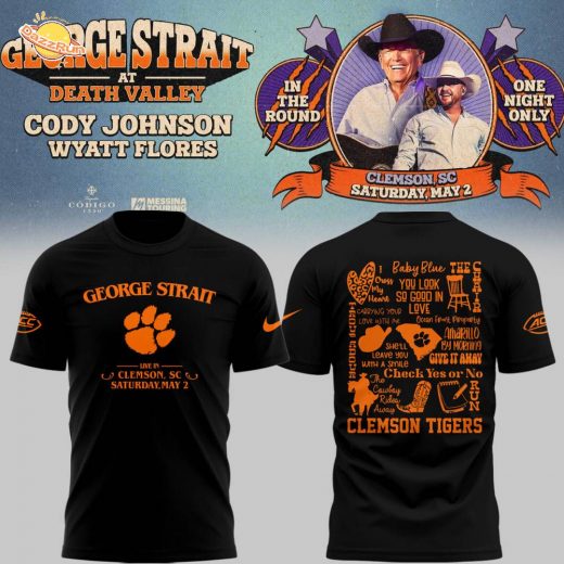 Limited Edition CLEM College Fb George at Death Valley Black TShirt