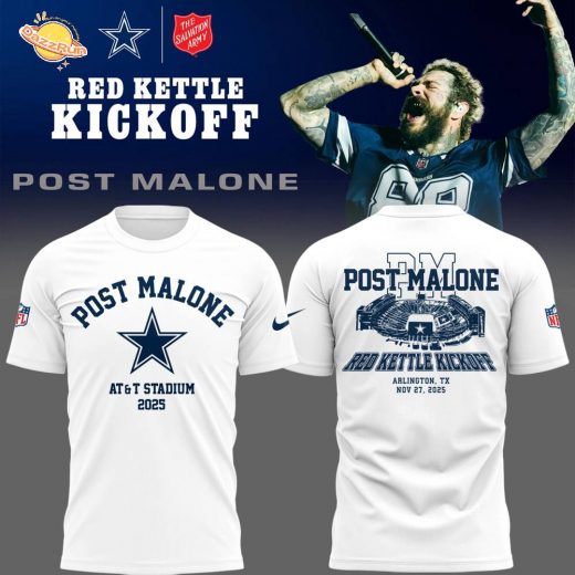 Limited Edition COW Football P.Malone Red Kettle Kickoff 25 TShirt