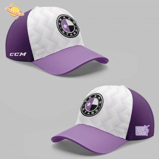 Limited Edition Texas Stars ” Hockey Fight Cancer ” Hoodie 2025