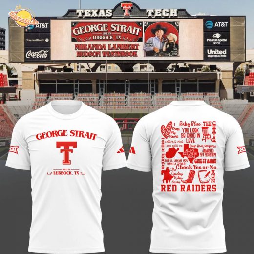 Limited Edition Texas Tech Fb George St live in Lubbock W TShirt