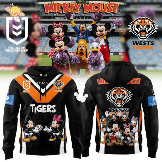 Limited Edition W Tigers Mickey Mouse Hoodie