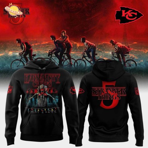 Limited Editions Kansas City Chiefs x Stranger Things Special Hoodie 2025