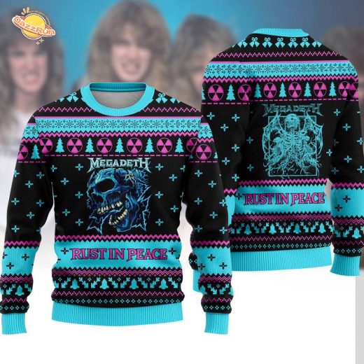 MGD Rust In Peace Ugly Christmas Sweater