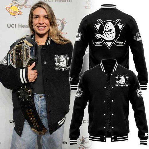 Mackenzie Dern X NFL Anaheim Ducks Bomber Jacket Mackenzie Dern X NFL Anaheim Ducks Bomber Jacket