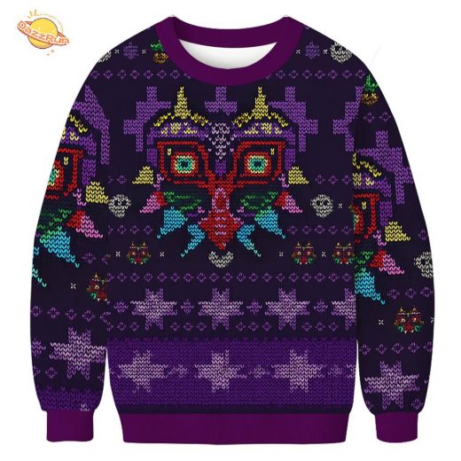 Majora’s Mask Christmas Ugly Sweat Majora’s Mask Christmas Ugly Sweat