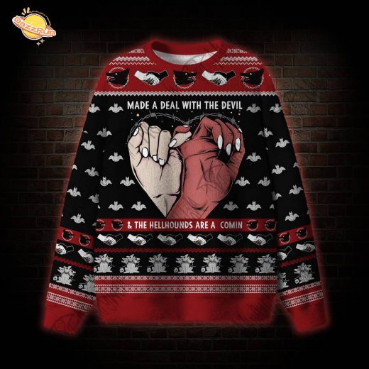 Make a Deal with Devil Ugly Sweatshirts
