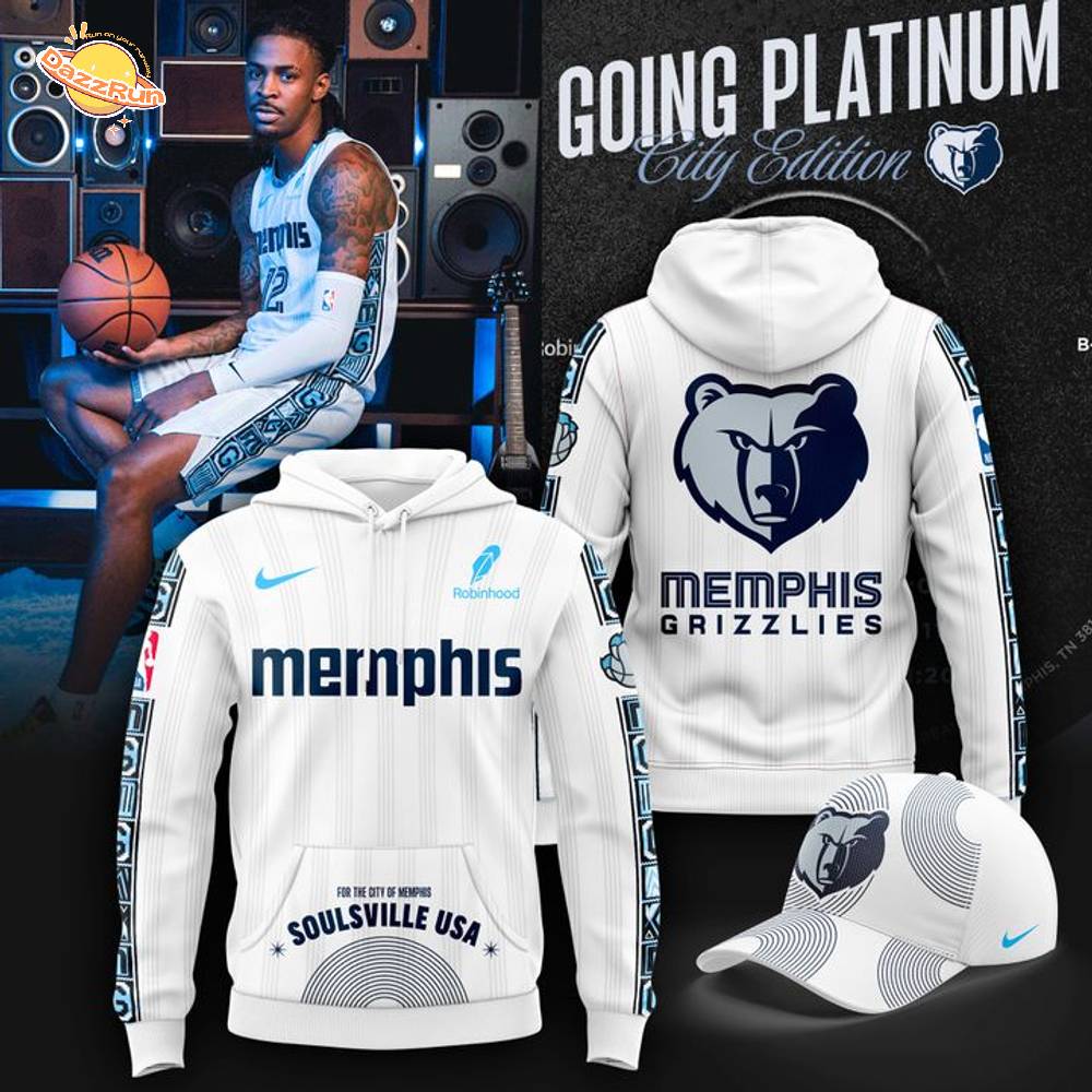 Memphis Grizzlies 2025-26 City Edition Hoodie Memphis Grizzlies 2025-26 City Edition Hoodie