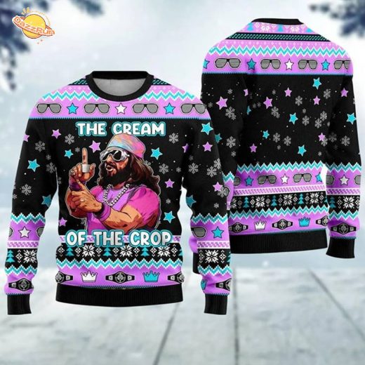 Men’s Vintage Christmas Printed Sweat