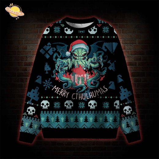 Merry Cthulhumas Ugly Sweatshirts
