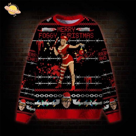 Merry Foggy Christmas Ugly Sweat