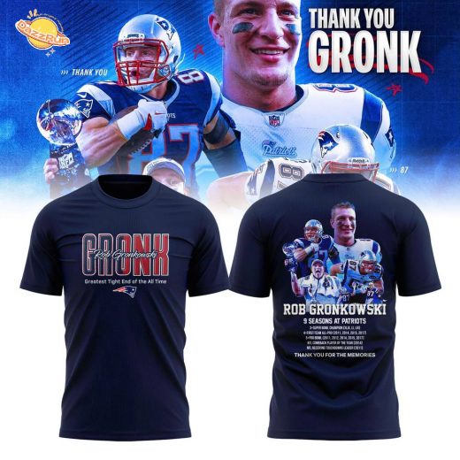 New England Patriots “Thank You Rob Gronkowski” Limited T-shirt