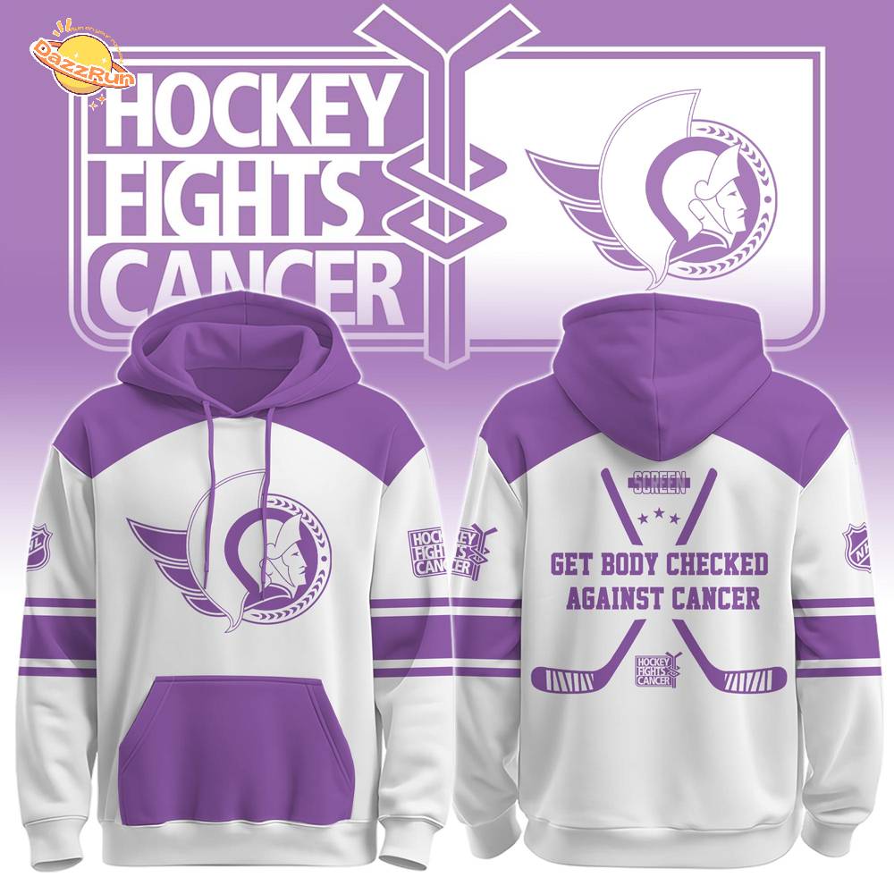 OS x Hockey Fights Cancer Hoodie 2025 White OS x Hockey Fights Cancer Hoodie 2025 White