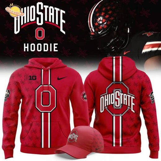 Ohio State Buckeyes Hoodie 2025-Red