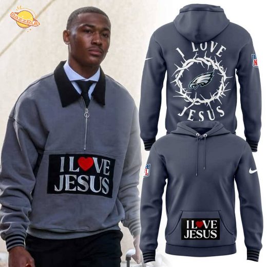 P Eagles Smith Love Jesus Combo Hoodie