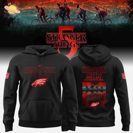 Philadelphia Eagles x Stranger Things Limited Edition Hoodie Philadelphia Eagles x Stranger Things Limited Edition Hoodie