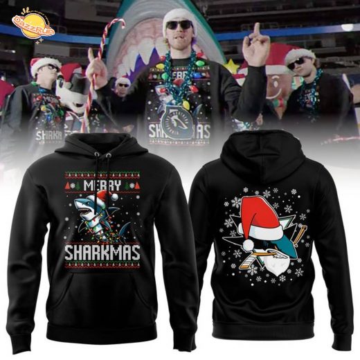 San Jose Sharks Merry Christmas 2025 Hoodie