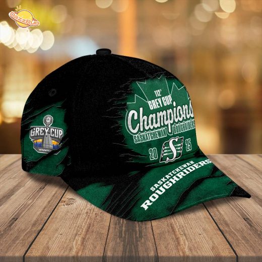 Saskatchewan Roughriders 2025 Grey Cup Champions Classic Cap