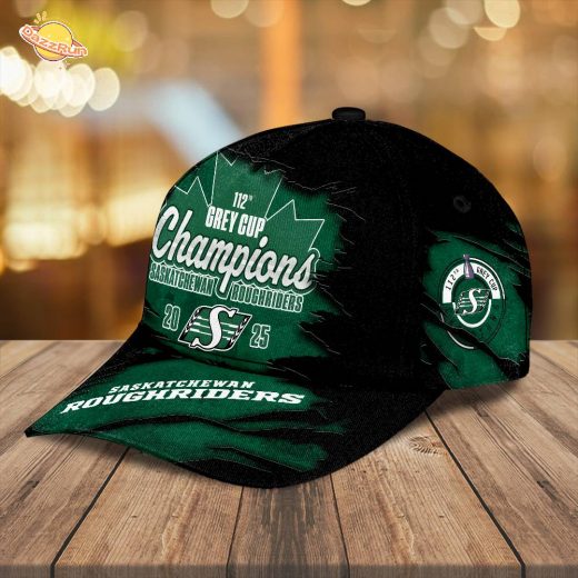 Saskatchewan Roughriders 2025 Grey Cup Champions Classic Cap 3