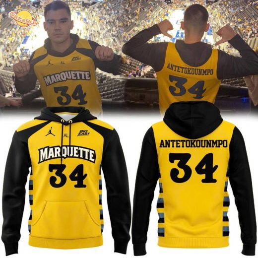 Special New Giannis Antetokounmpo Marquette Basketball Hoodie