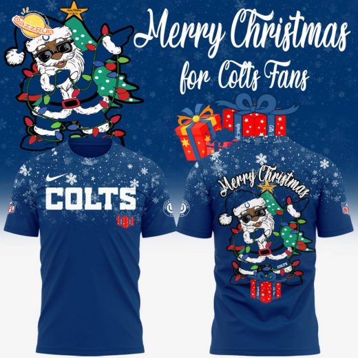 Special New Indianapolis Colts x Merry Christmas 2025 Tshirt