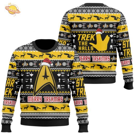 Star Trek Merry Trekmas Ugly Christmas Sweater