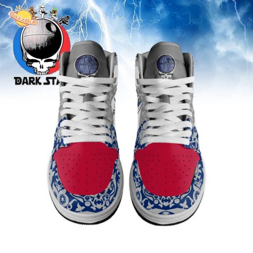 Star Wars x Grateful Dead x Christmas AJ1 High Sneakers Shoes For Men And Women 3
