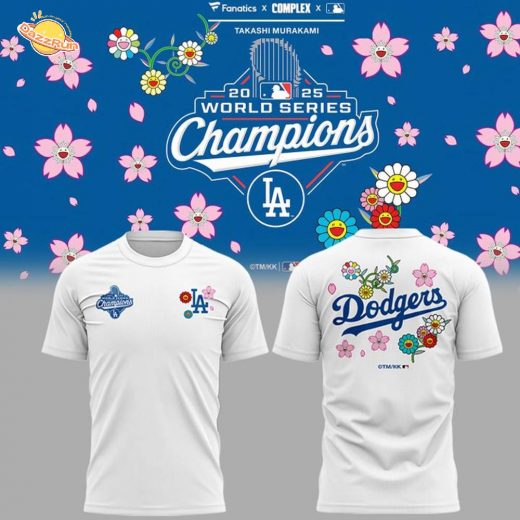 Takashi Murakami x LA Dodgers World Series Champions 2025 T-SHIRT