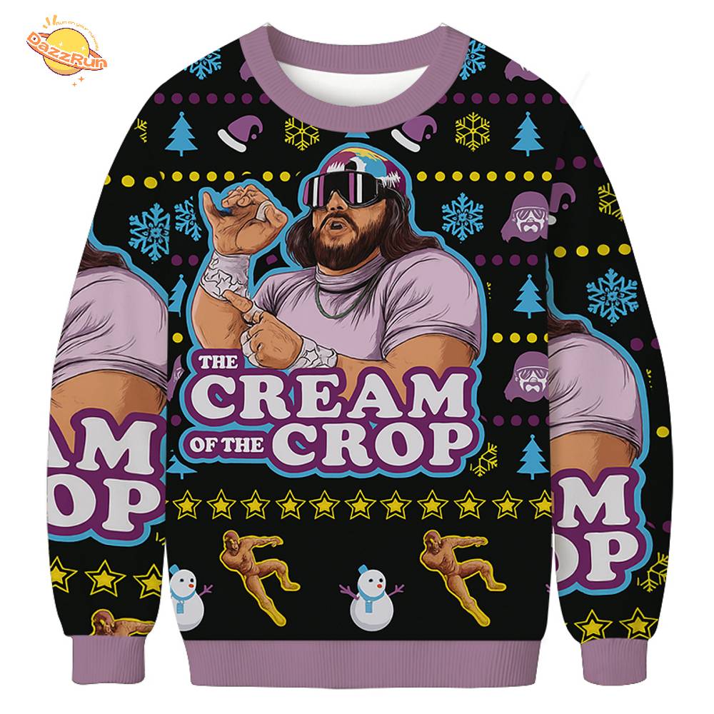 The Jesus of the Crop Christmas Ugly Sweat The Jesus of the Crop Christmas Ugly Sweat