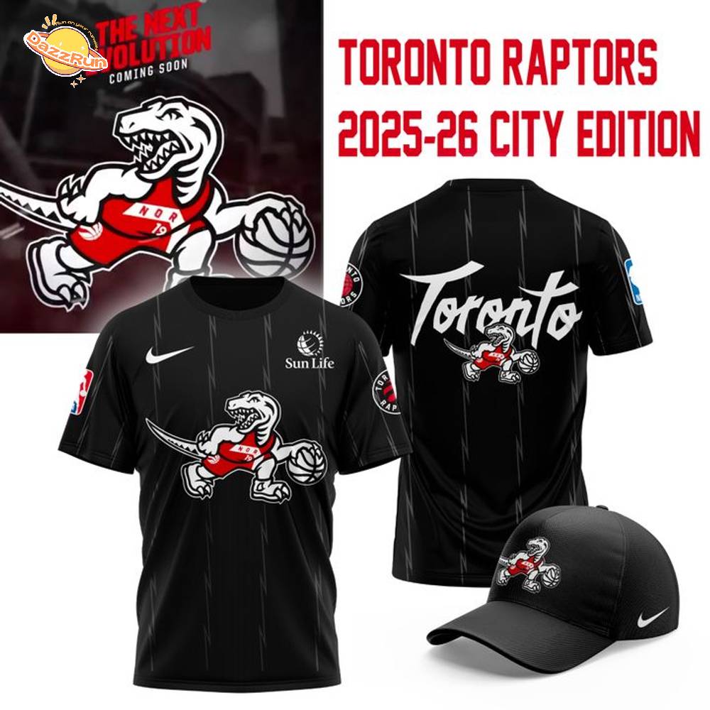 Toronto Raptors 2025-26 City Edition T-Shirt Toronto Raptors 2025-26 City Edition T-Shirt